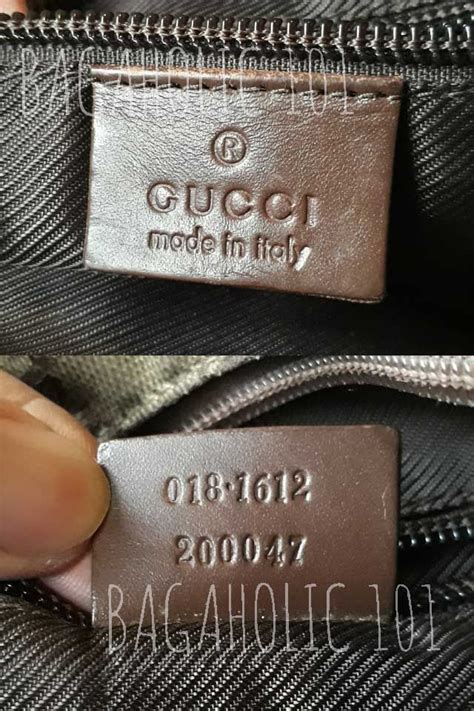 gucci serial number lookup bag